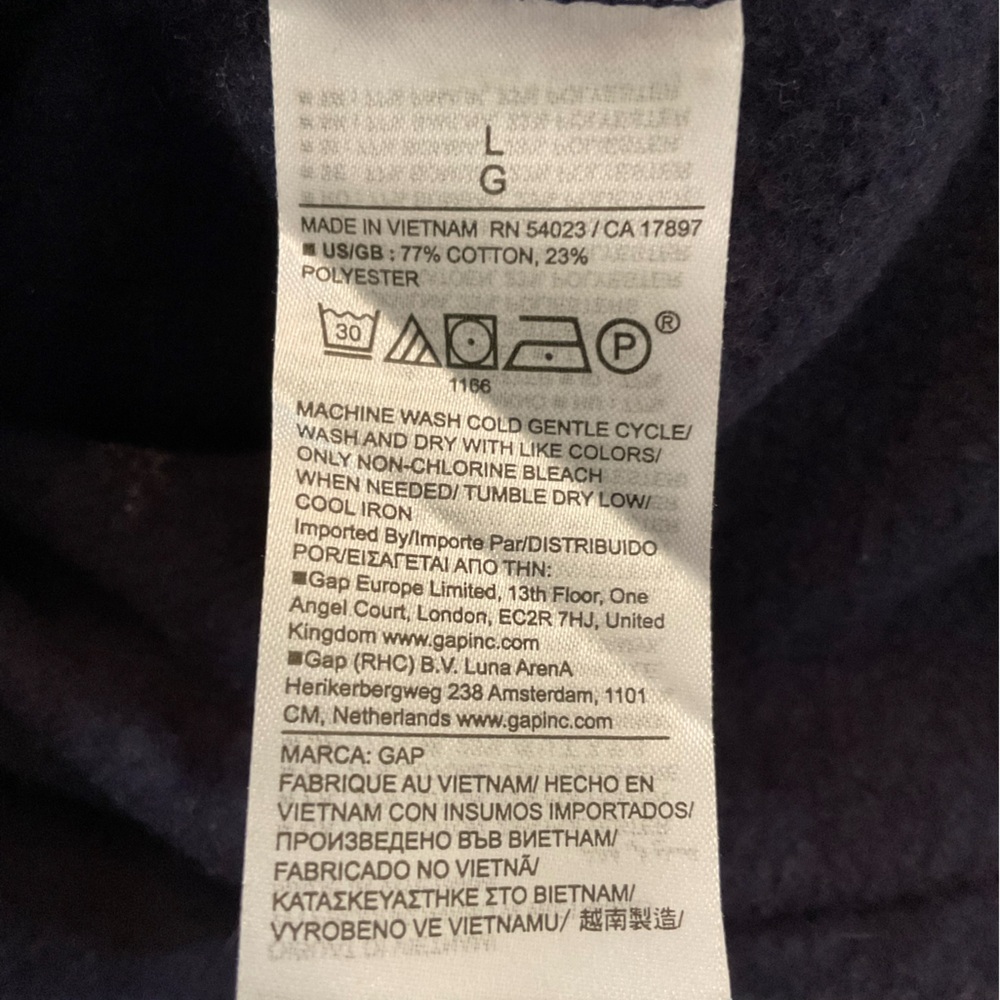 GAP Women’s Navy Sweatshirt - Picture 4 of 7